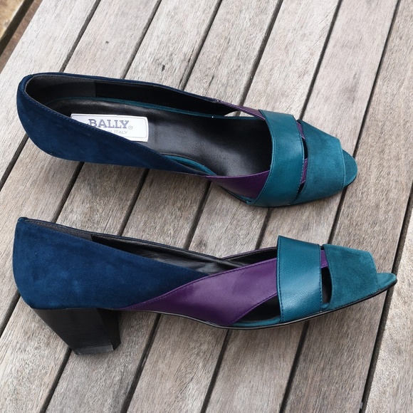 Bally peep-toe pumps - Picture 3 of 11